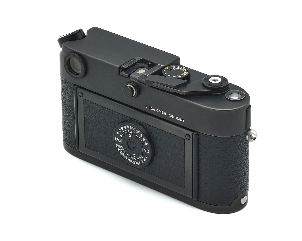 kamera, Bereichsrange-finder, Leica, schwarz, Bedienelemente