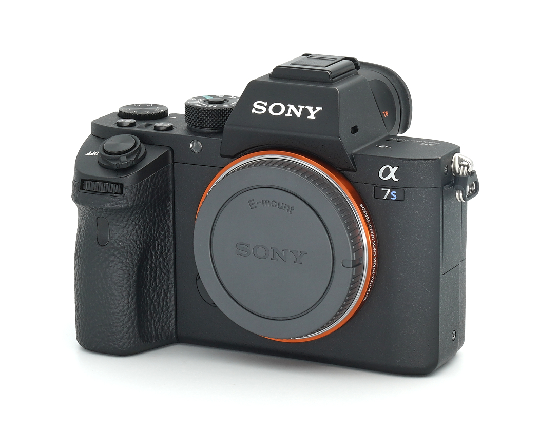 kamera, spiegellose, sony, e-mount, schwarz