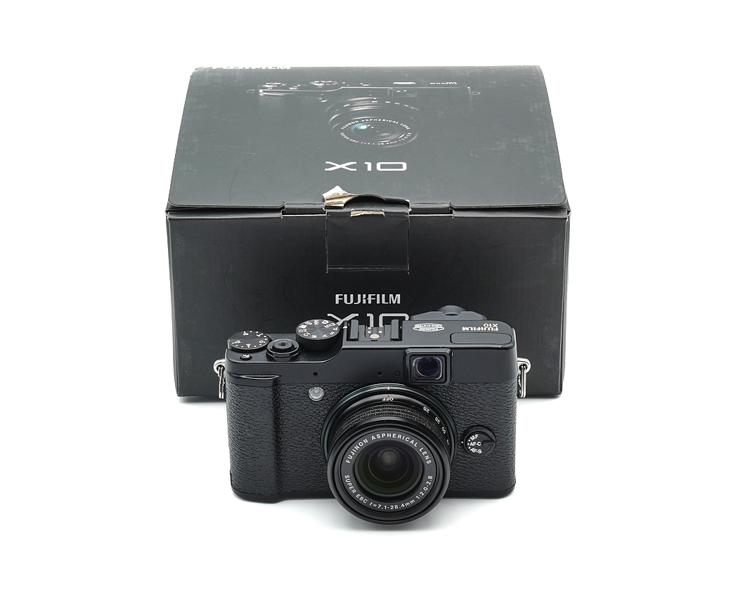 kamera, digitale Kamera, Fujifilm X10, schwarz, Objektiv