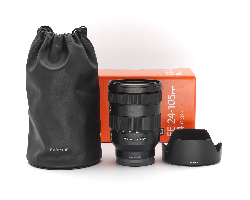 Teleobjektiv, 24-105mm, E-Mount, Sony, Objektivdeckel