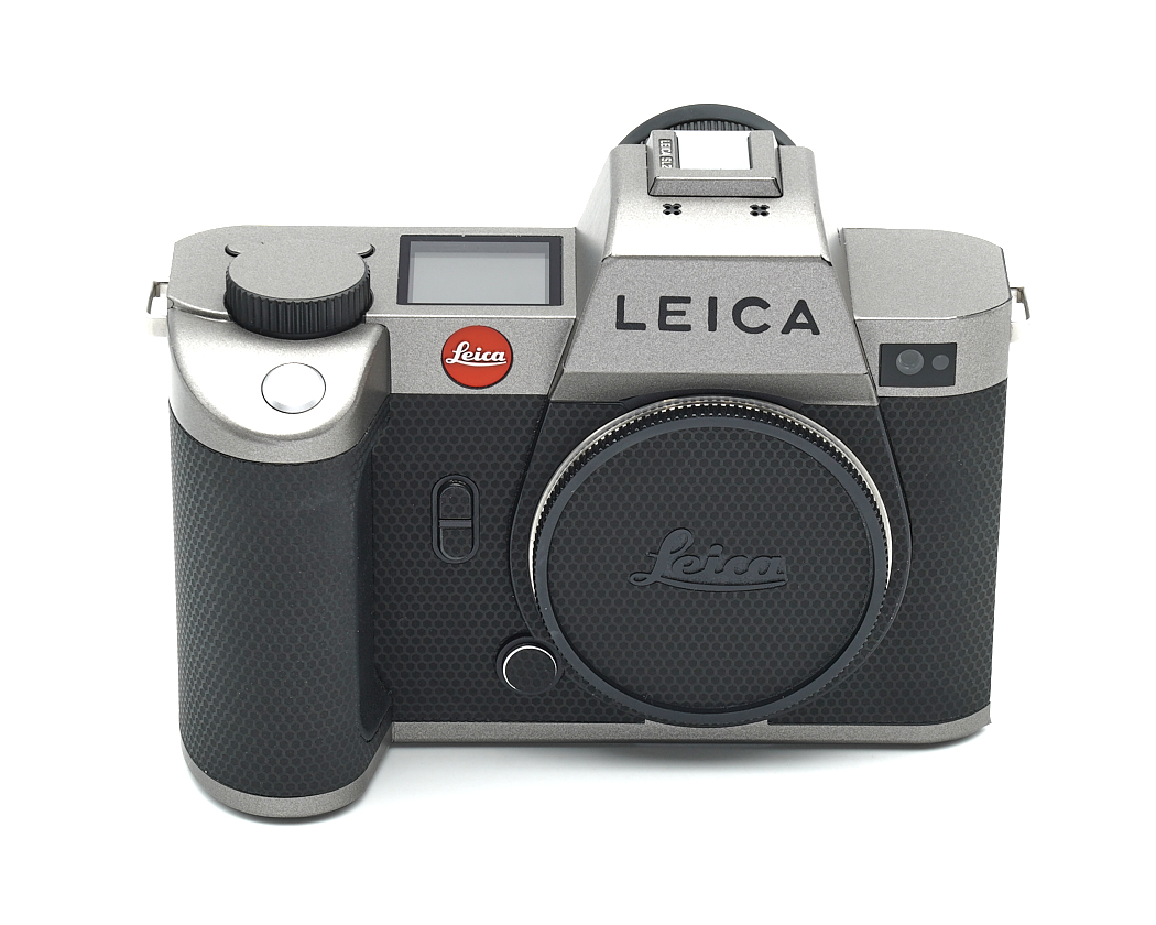 kamera, spiegelreflexkamera, Leica, silbern-schwarz, griff