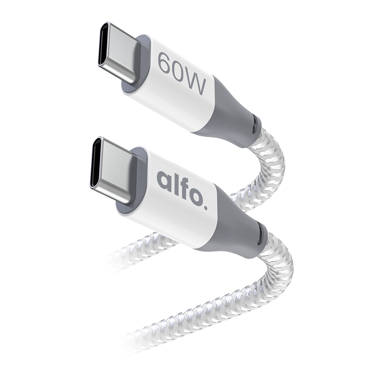 usb-c, kabel, 60w, gewebt, typ-c
