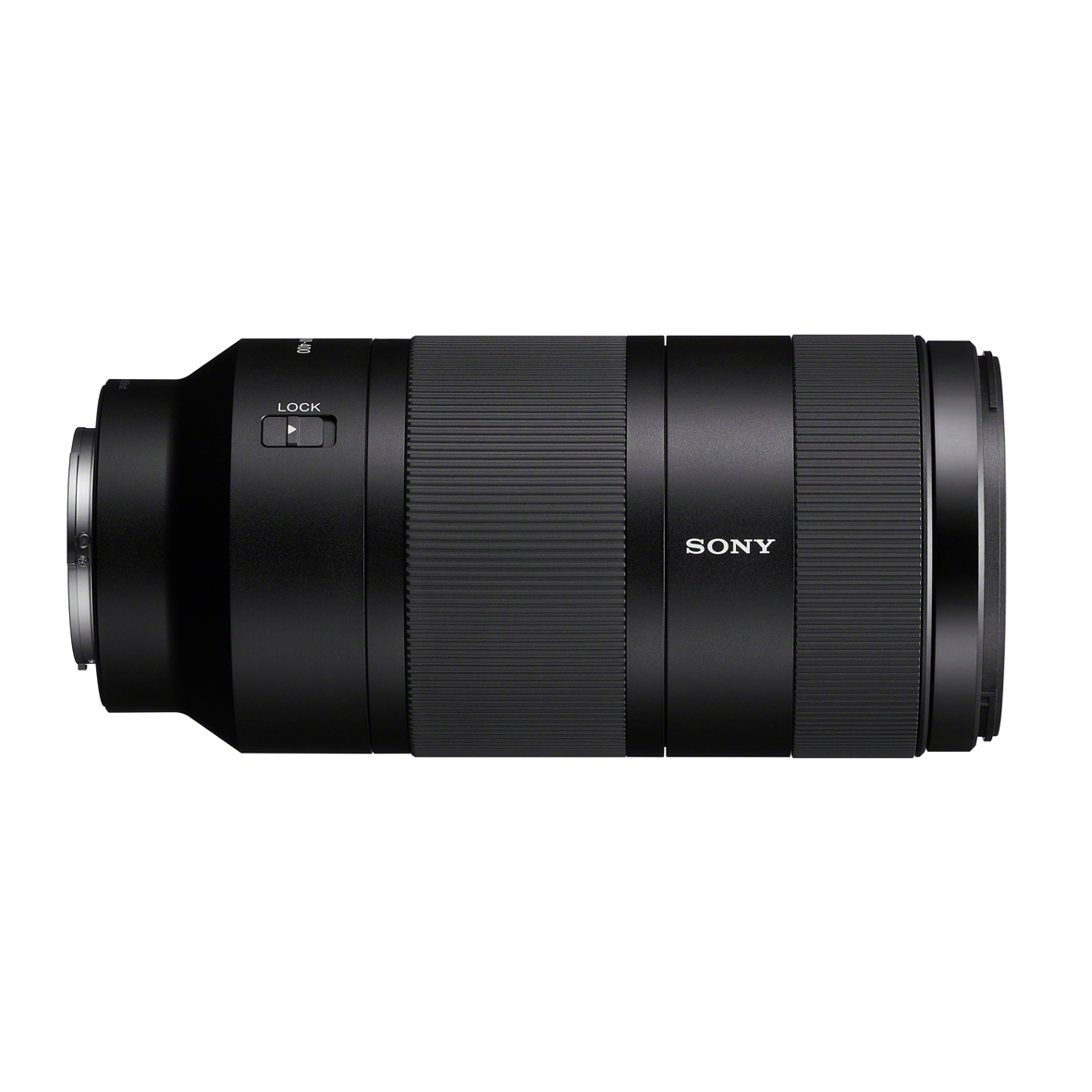 objektiv, telezoom, zoomobjektiv, schwarz, sony?