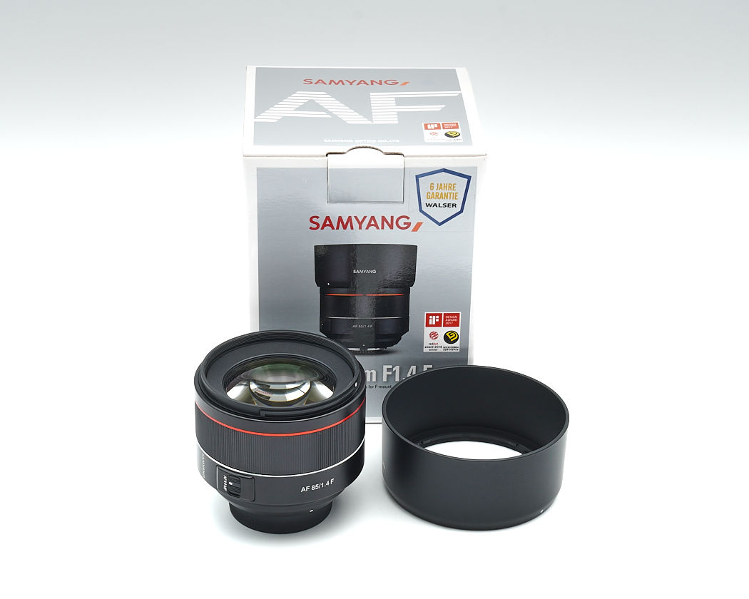 Objektiv, Spiegelreflex-Linse, AF 50mm, schwarze Linse, roter Ring