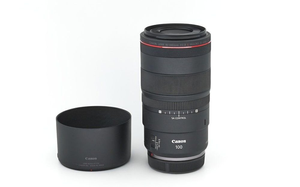 Objektiv, Canon 100, Teleobjektiv, Blende, Lens Hood