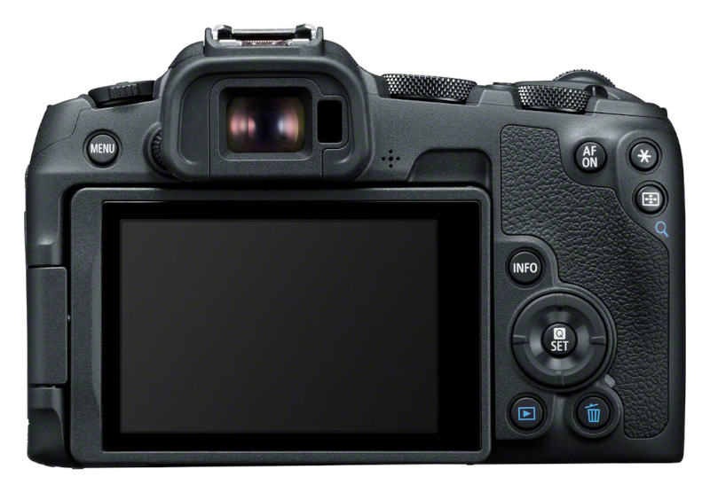 Canon EOS R8 + Commlite Adapter Canon EOS EF/EF-S mit Stativfuss
