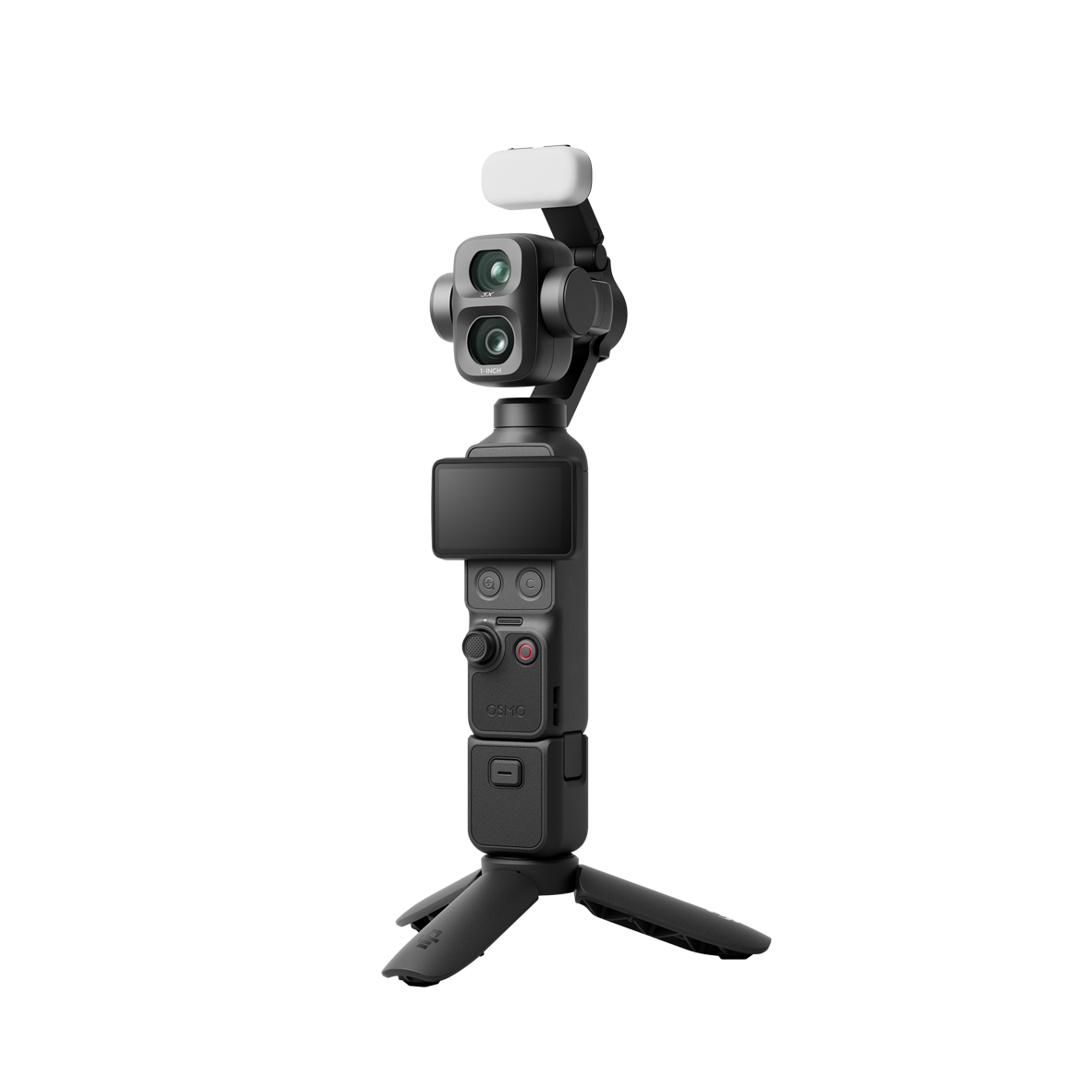 Gimbal, Kamera, Mini-Stativ, Hand-Stabilizer, Duale Objektive