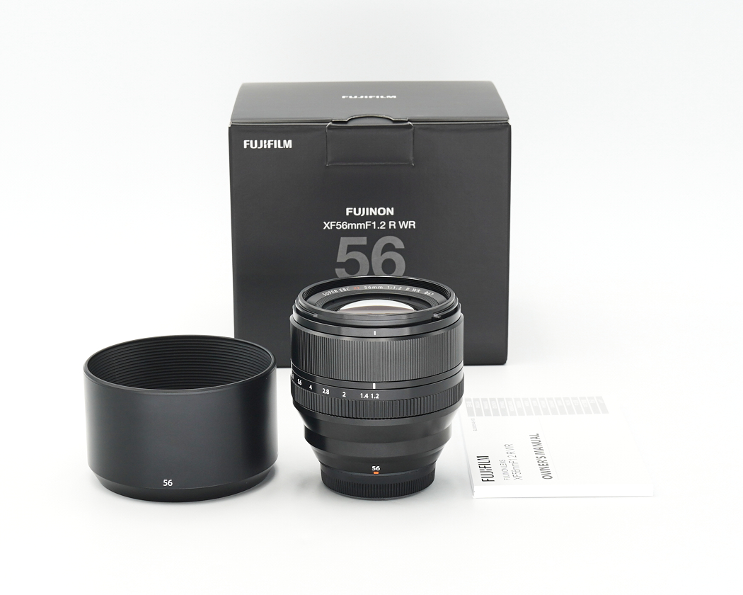 Objektiv, 56mm, Fujifilm, XF56mmF1.2 R WR, Handbuch enthalten