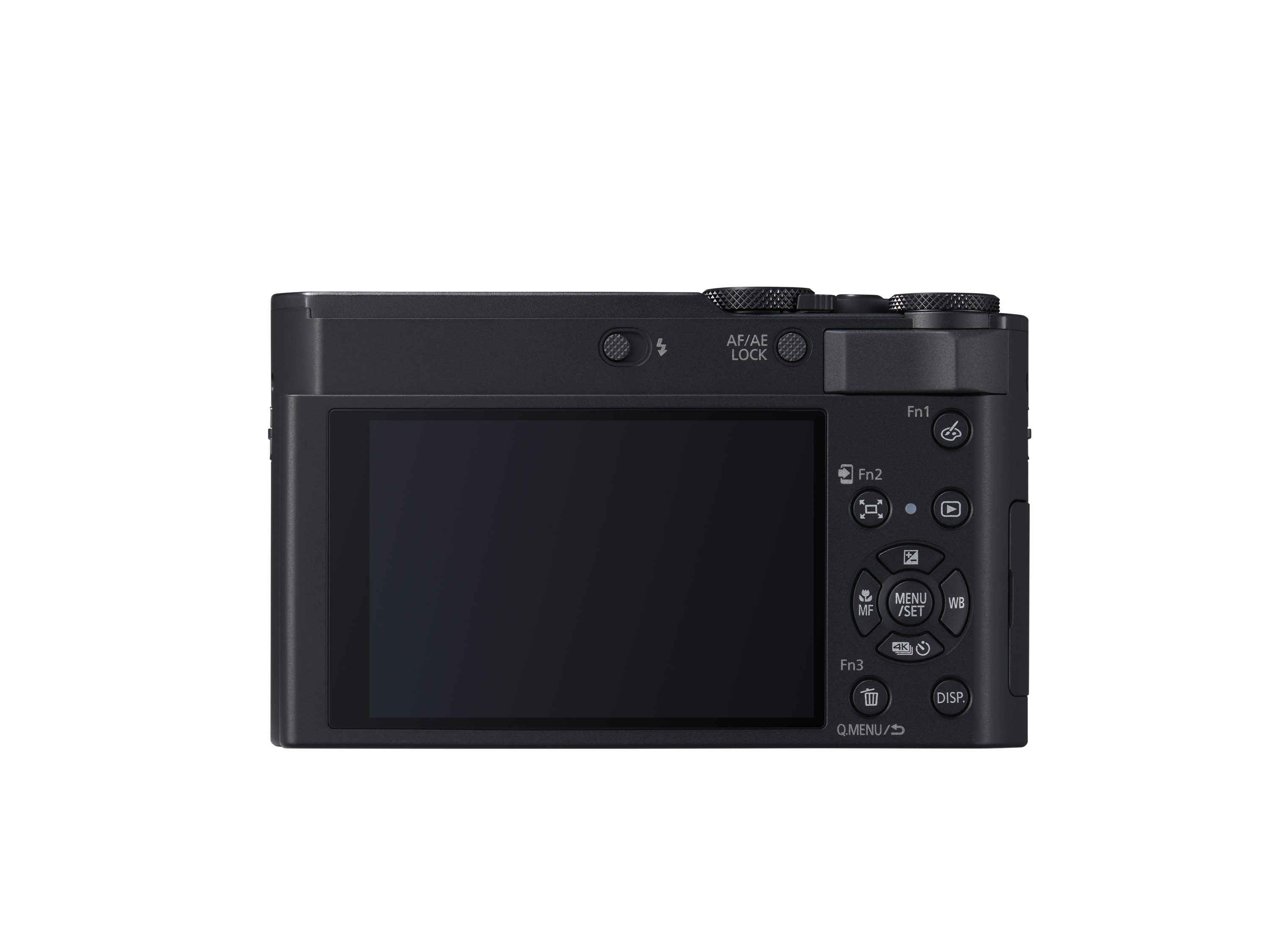 Kamera, digital, Rückseite, LCD-Bildschirm, Bedienelemente