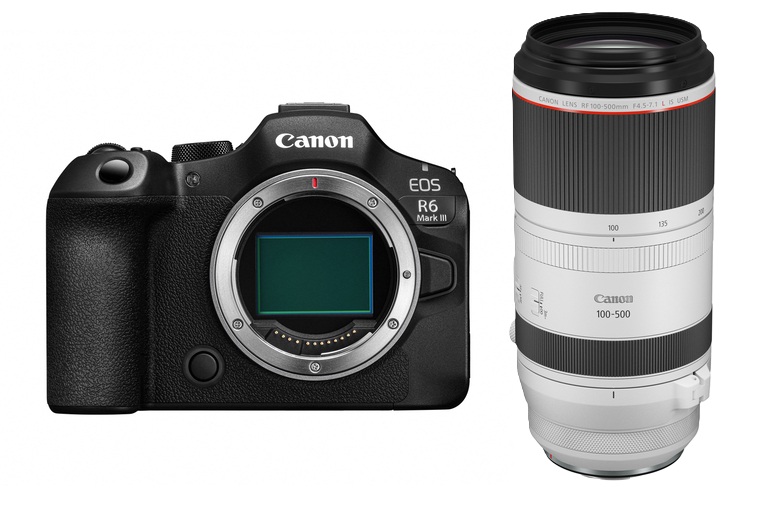 kamera, DSLR, Canon, objektiv, 100-500mm