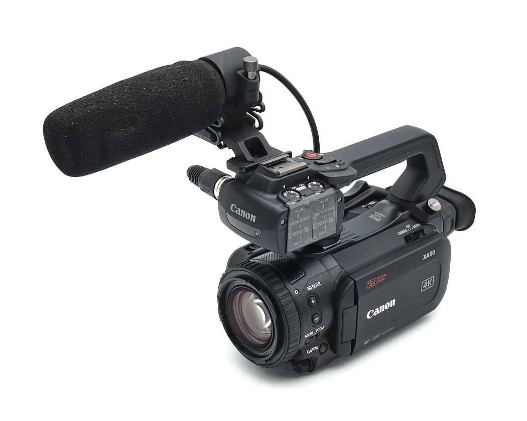 Camcorder, Video-Kamera, Canon, Handkamera, Mikrofon