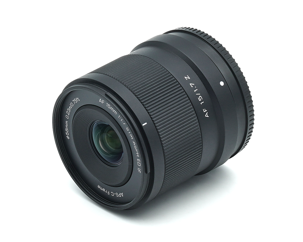 objektiv, AF 15mm, 56mm filter, manueller fokus, schwarz