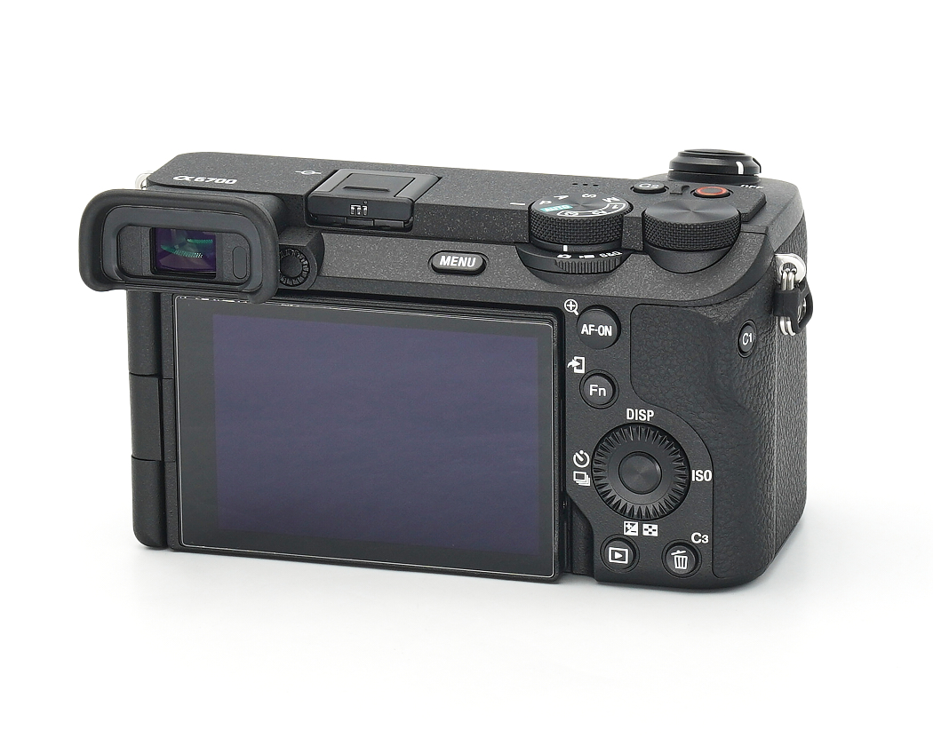 Kamera, digital, Rückseite, LCD-Bildschirm, Sucher