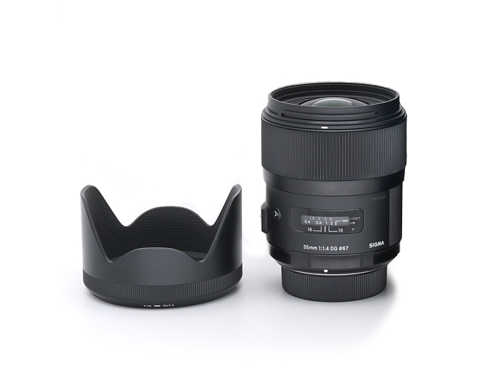 Objektiv, 34 mm Brennweite, f/1.4, DG HSM, Sigma Objektiv