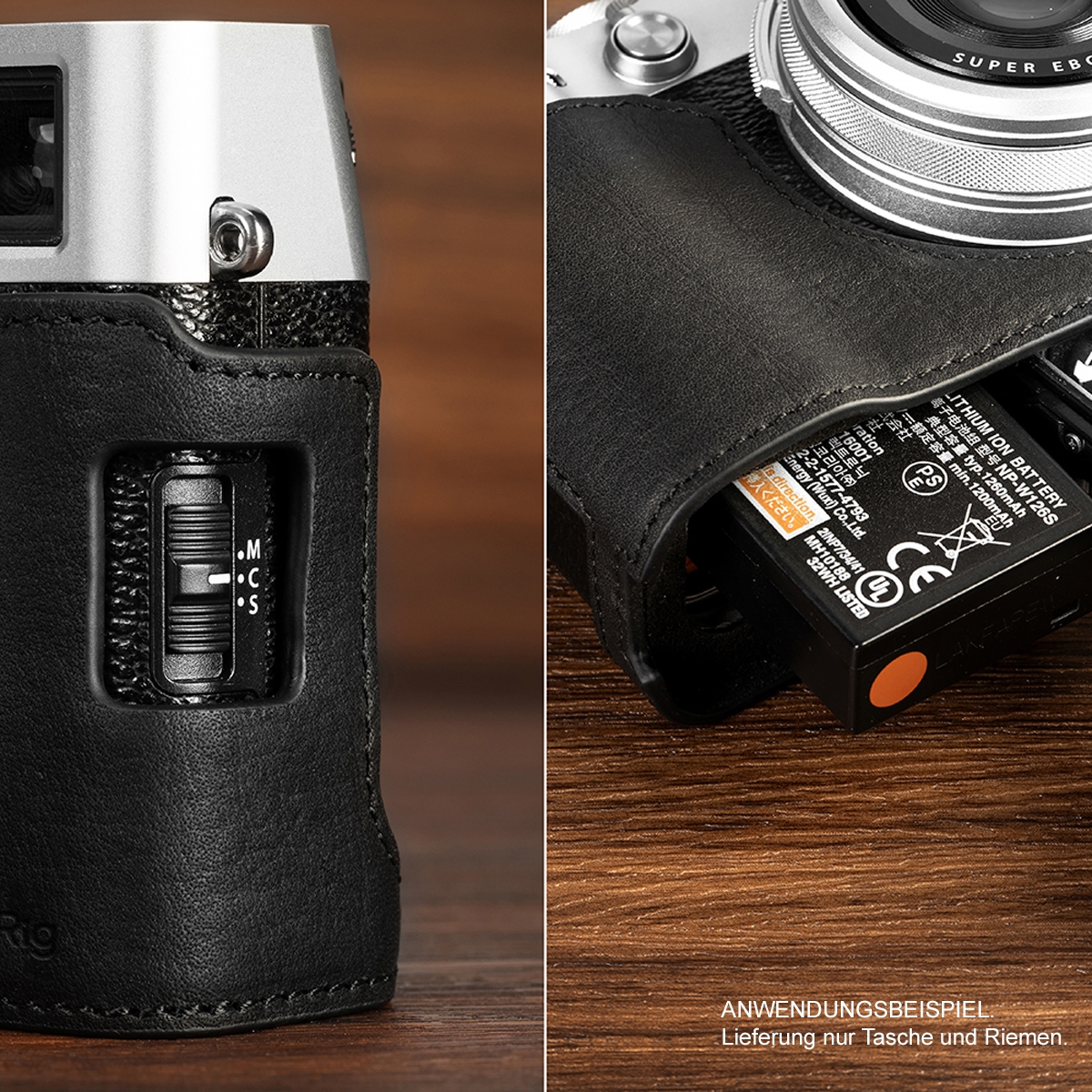 SmallRig 4700 Leather Half Case Kit schwarz für Fujifilm X100VI