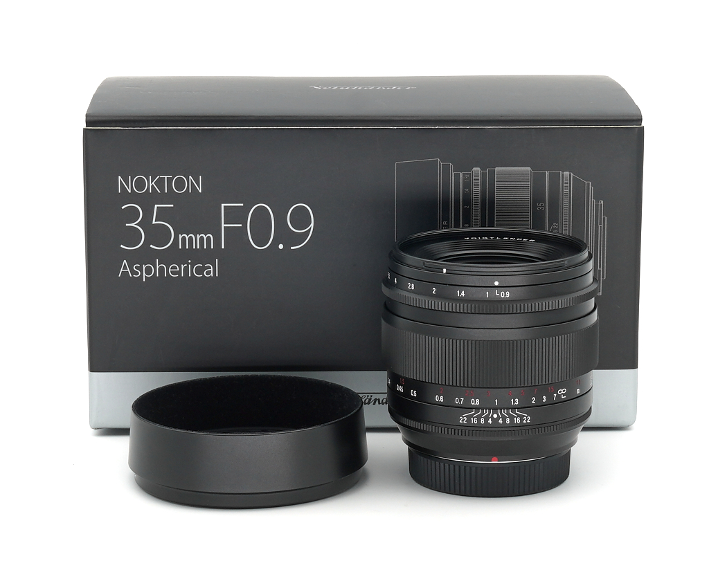 Voigtländer Nokton 35mm 0.9 ASPH. schwarz für Fujifilm X-Mount Einzelstück #**