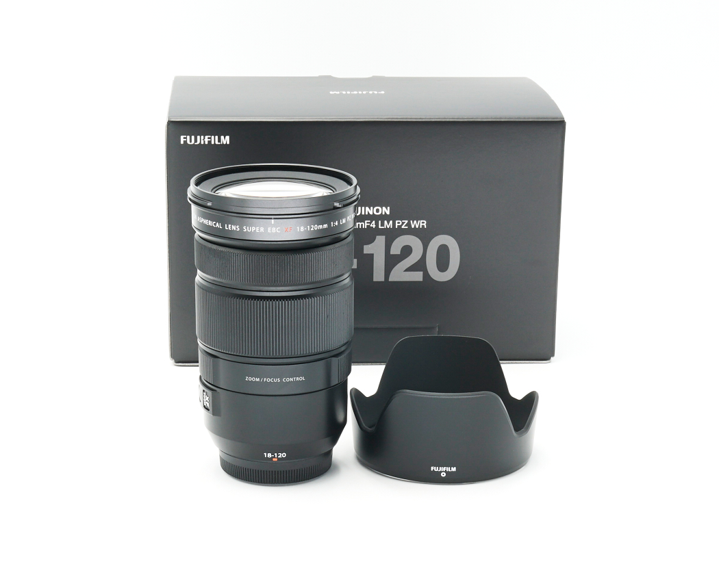 Objektiv, Fujifilm-Objektiv, 18-120mm, Zoomobjektiv, metallisch-schwarz