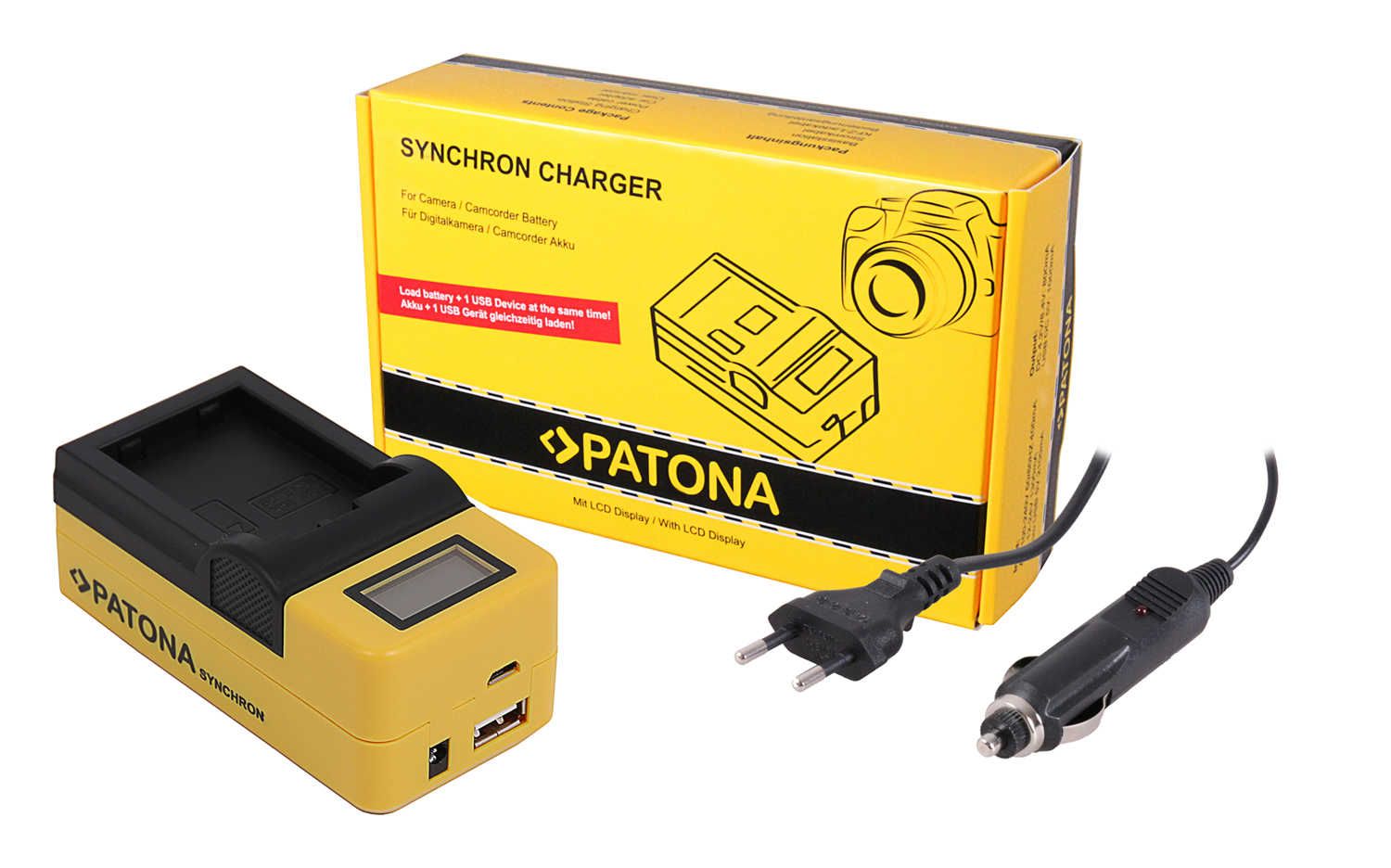 Patona Synchron USB Ladegerät für Sony NP-FZ100