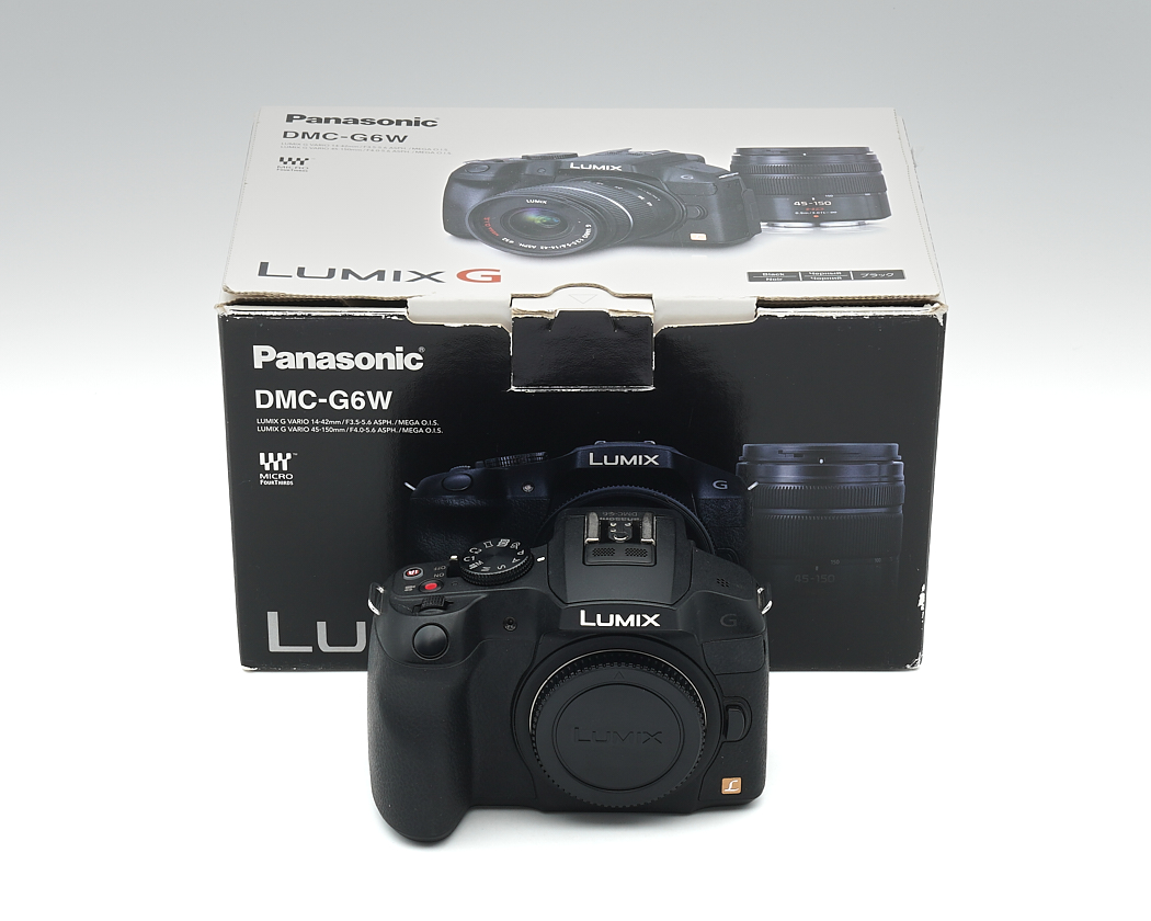 kamera, dslr, panasonic, lumix, verpackung