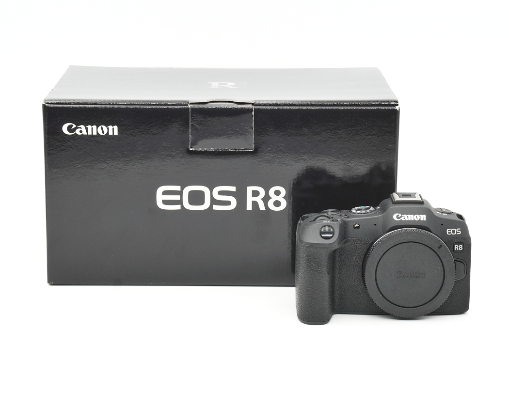 Canon EOS R8, Digitale Kamera, Kameragehäuse, Spiegellose Kamera, Schwarz