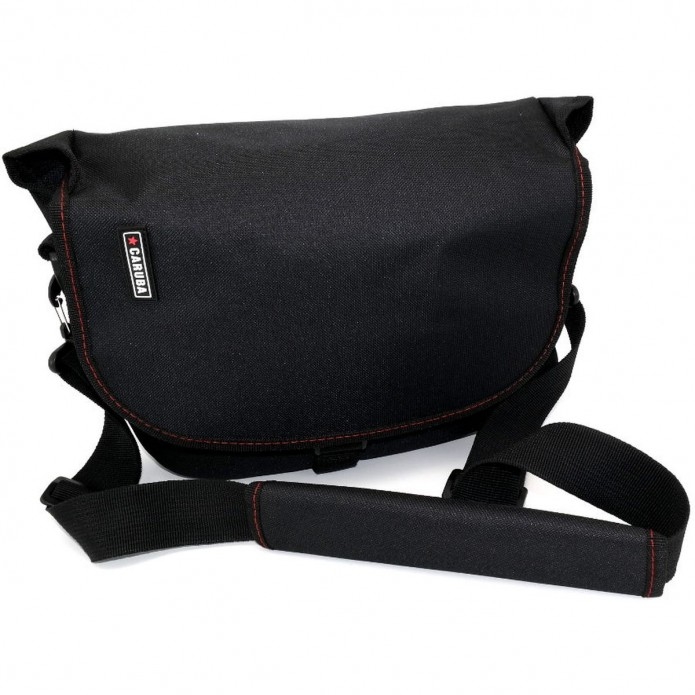 Kameratasche, Schultertasche, schwarze Tasche, Stofftasche, verstellbarer Tragegurt
