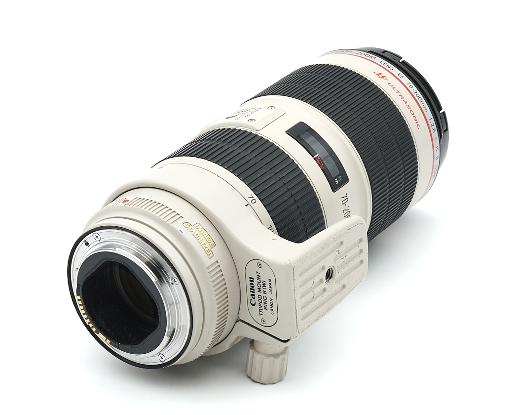 objektiv, EF-Mount, weiß, Telezoom, Canon