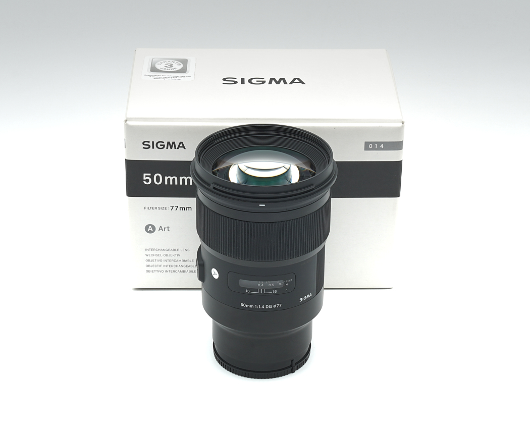 50mm Objektiv, Sigma, wechsellinsen, Filtergröße 77mm, Autofokus?