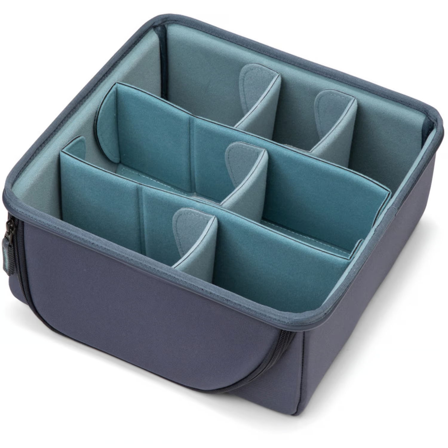 Kameratasche, Teiler, gepolstert, blau, Weichgehäuse