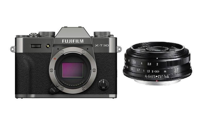 Kamera, Spiegelreflex-??, Fujifilm, Objektiv, Blende